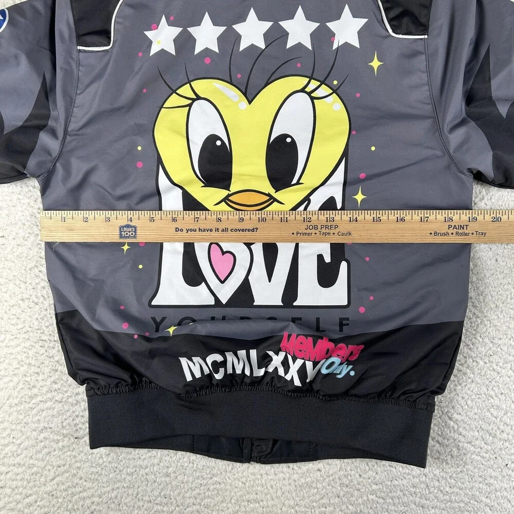Members Only Jacket Youth Medium Looney Tunes Lola Bunny Racing Love Graphic